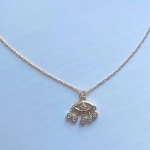 14 karat gold, evil eye,